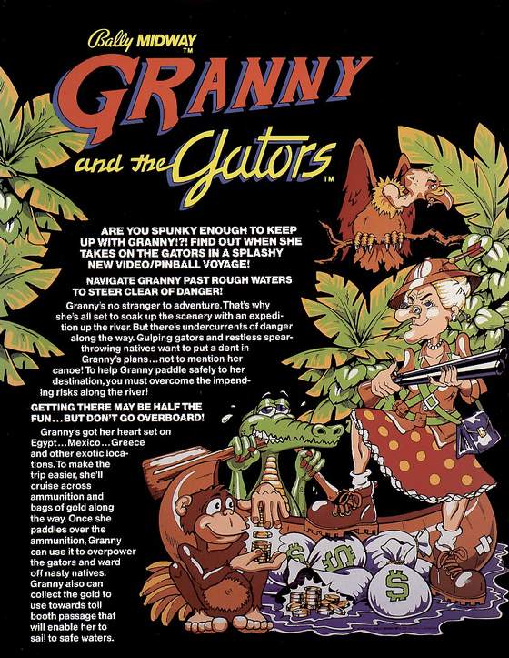 Granny and the Gators flyer: 1 Front